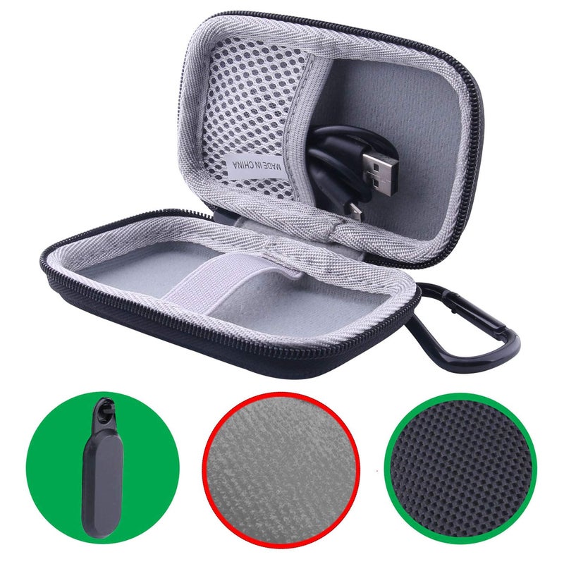 WERJIA Hard EVA Travel Case for Sony Wi-Xb400/Wi-C200/ WI-C310 Wireless in-Ear Headphones. Earphone Carrying Case MP3 Player Case Headphone Small Storage Pouch - Image 5